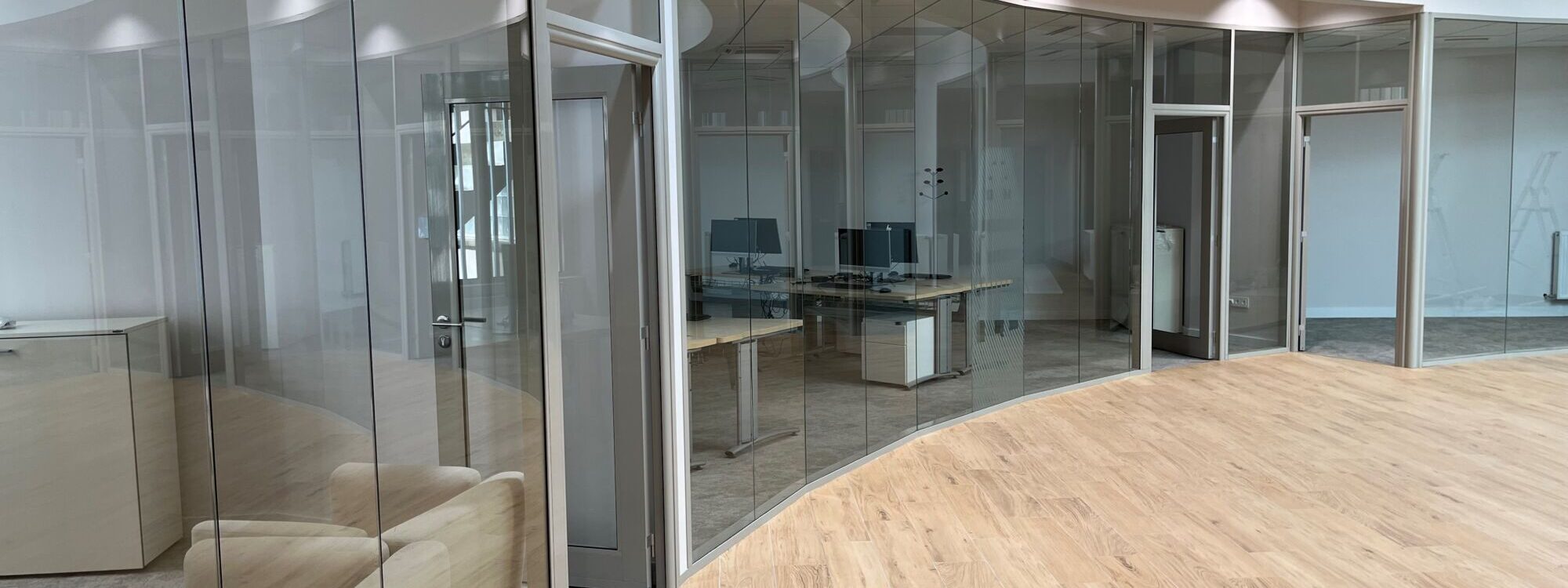 Aménagement d&#8217;espaces avec la pose de cloisons amovibles à Strasbourg et Kilstett Erstein